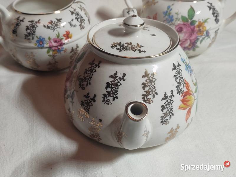 Stary angielski zestaw czajnik mlecznik sprzedam