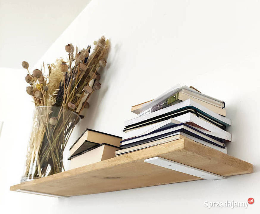 metalowe wsporniki do półek loft kolor biały 2