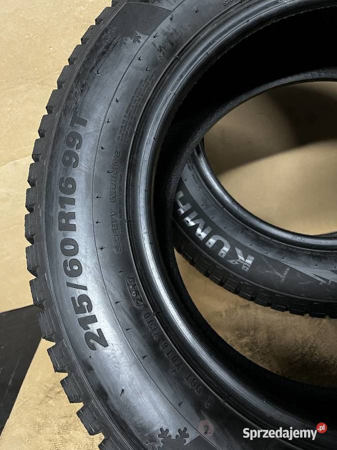 2x OPONY 21560R16 99T Kumho Wintercraft ICE WI31 Samochodowe sprzedam