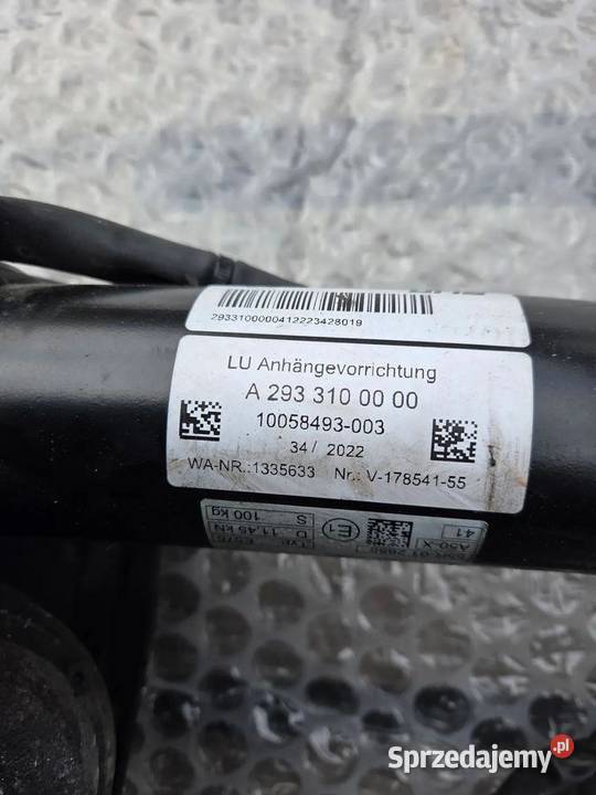 Hak Holowniczy Mercedes EQC N293 A2933100000