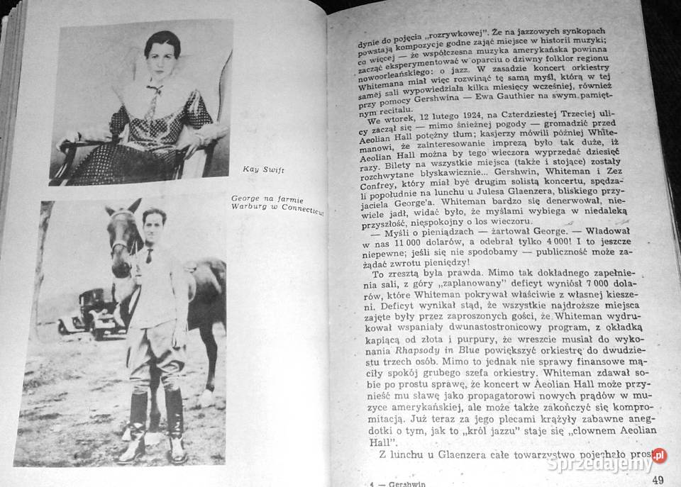 Gershwin Lucjan Kydryński miękka z obwolutą sprzedam