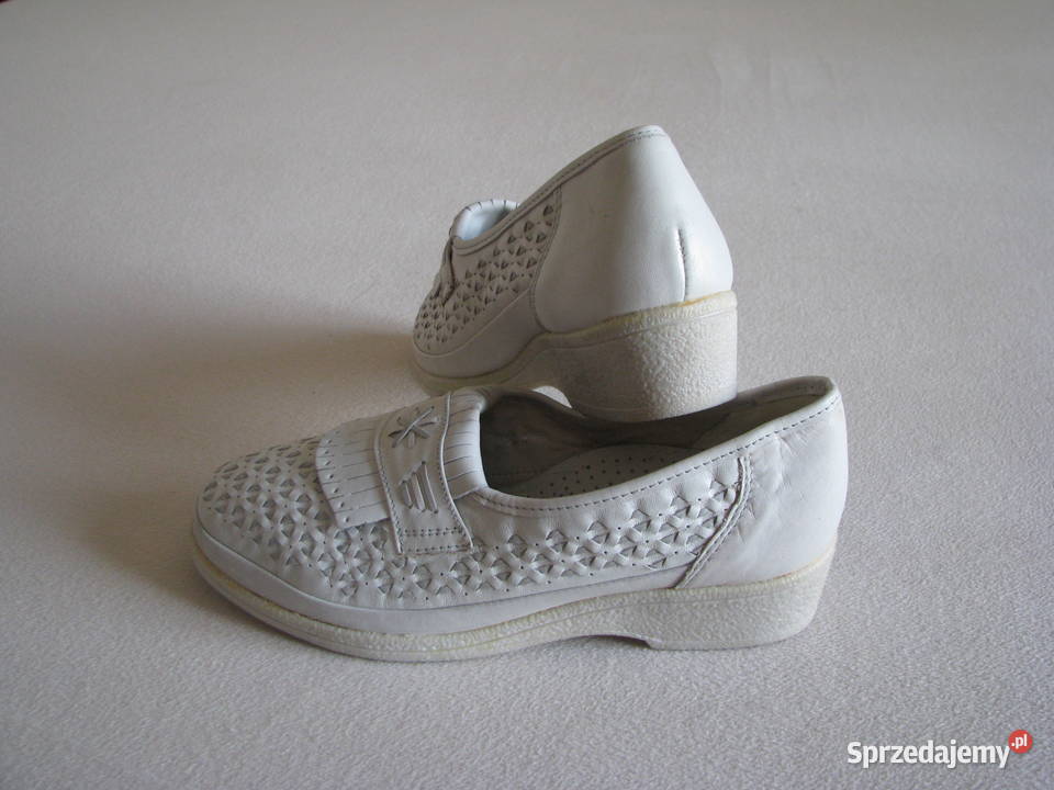 Wygodne buty damskie 375 skóra naturalna tęgość Brzegi
