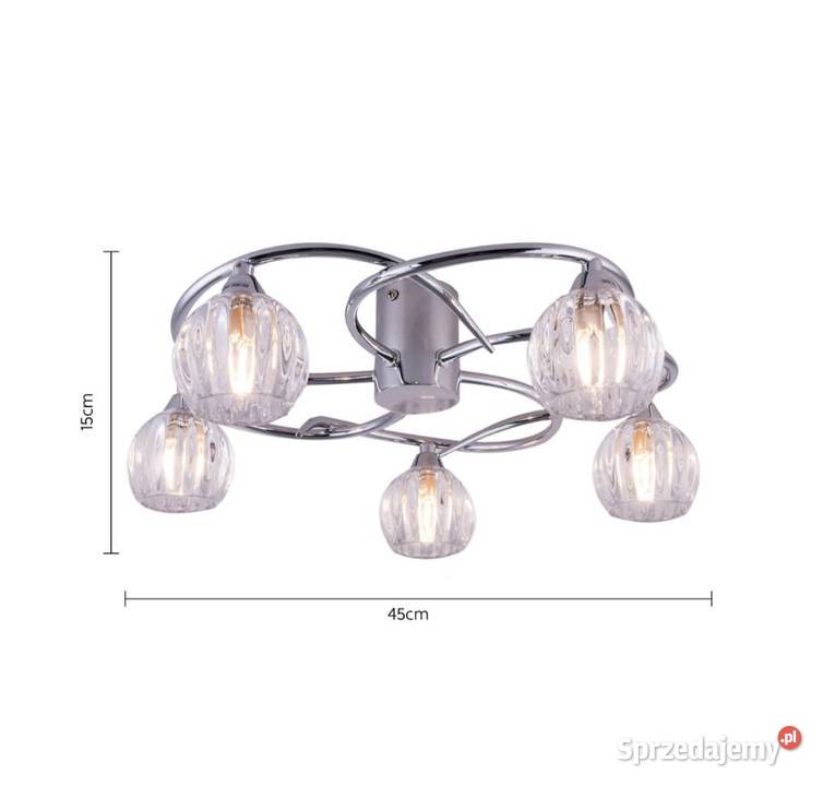 BOLLA LED 5lampowa energooszczędna lampa Bochnia