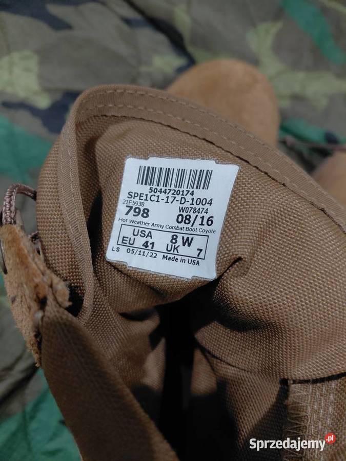 Buty combat hot weather coyote 8W Wrocław