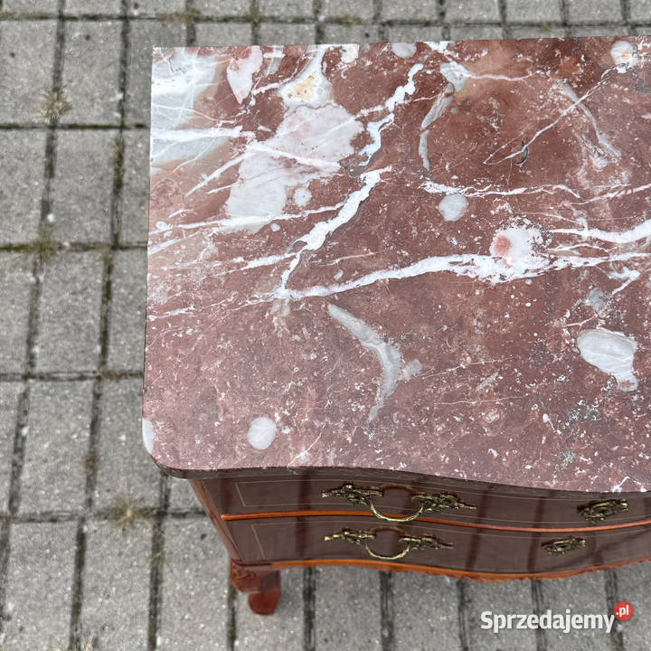 ARTexpert Komoda Ludwik marmurowy blat vintage Dobrzany