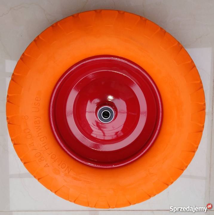 Koło do taczki PEŁNE 400 MM OŚKA Narzędzia ogrodnicze Rumia