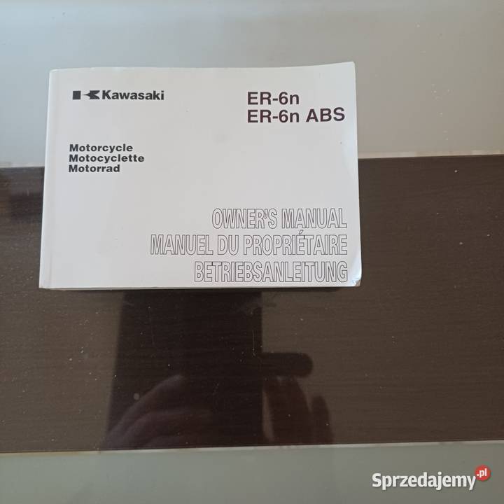 Instrukcja obslugi Kawasaki er6 1gen 20062008 Szczecin sprzedam