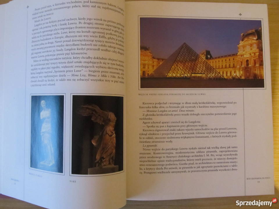 Kod Leonarda da Vinci Dan Brown WYDANIE Rok wydania 2004 sprzedam