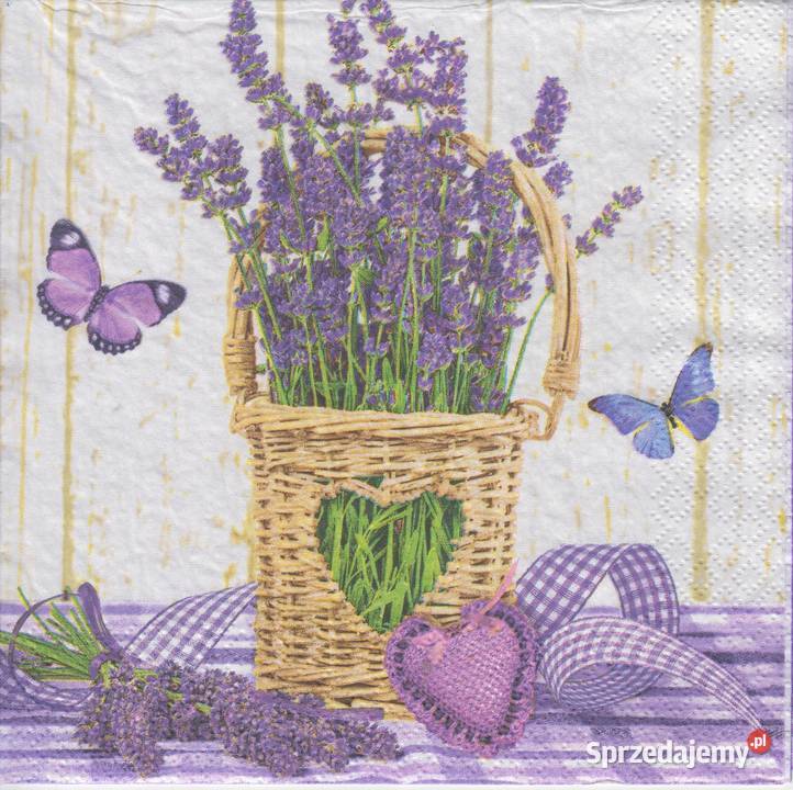 Dekupaż decoupage serwetki kwiaty łąz Skarżysko-Kamienna