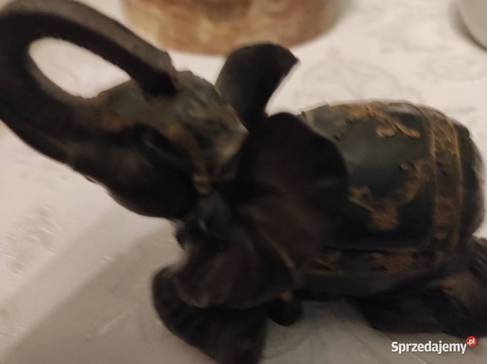 SŁOŃ SZKATUŁKA NA SZCZĘŚCIE Antyki Pabianice sprzedam