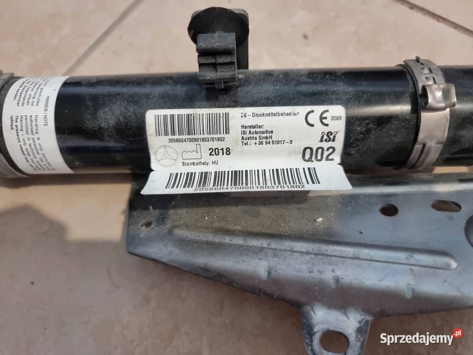 Oryginalna Gaśnicanabój silnika mercedes w213 Radomsko sprzedam