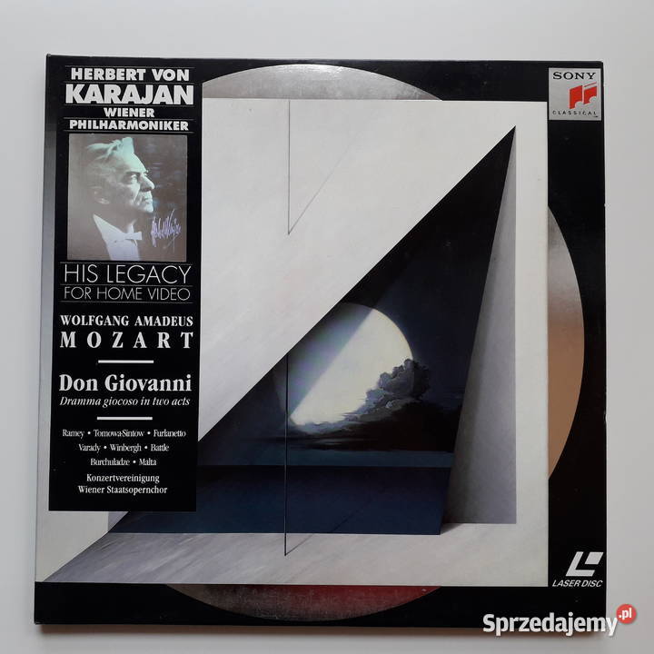 Wybitne opery na płytach Laser Disc Mozart Verdi mazowieckie Warszawa