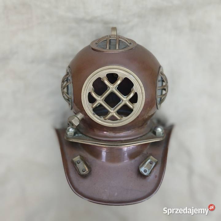 Mosiężny hełm nurka mosiężna miniatura Warszawa sprzedam
