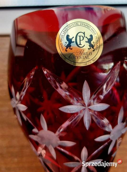 Piękny zestaw kryształów Porcelana i szkło dolnośląskie