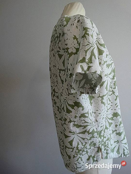 Bluzka Koszula Lniana Len Wiskoza Komfortowy Łomża