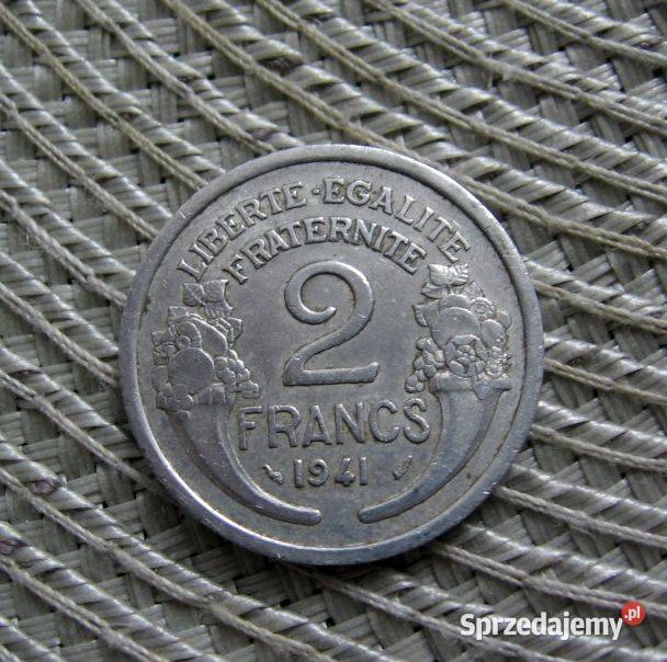 Francja 2 Franki 1941r sprzedam