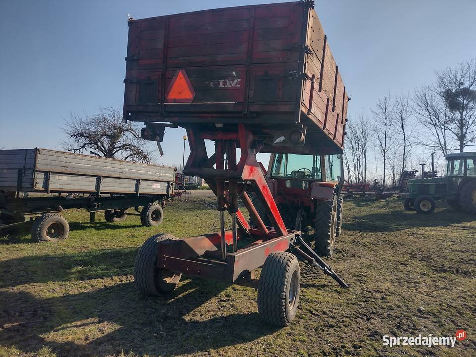 Przyczepa rolnicza parabola wysokość podnoszenia Sośno