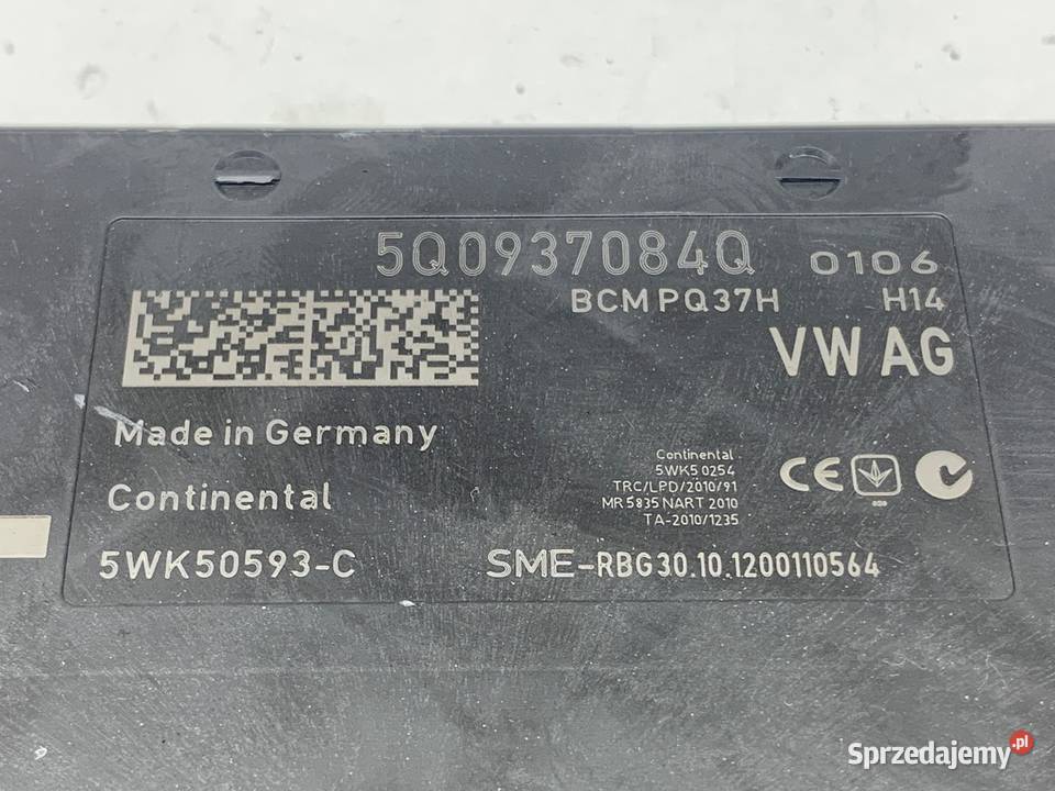 MODUŁ KOMFORTU SEAT LEON III 5Q0937084Q osobowe