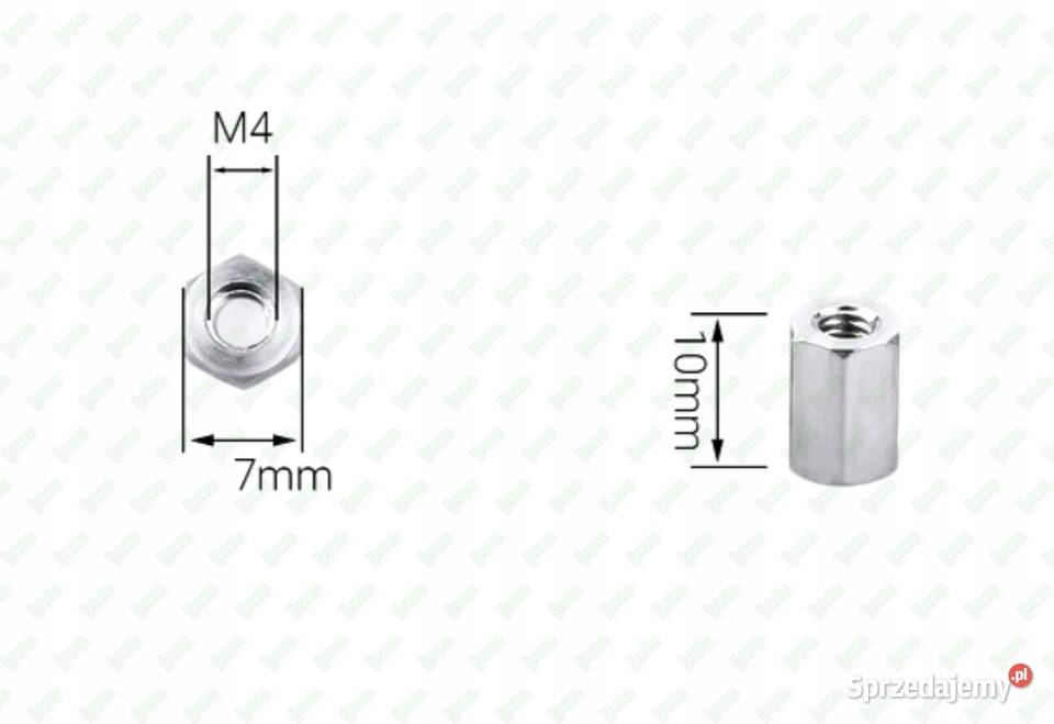 M4X10 ALUMINIOWA NAKRĘTKA ZŁĄCZNA PRZEDŁUŻANA Warszawa sprzedam