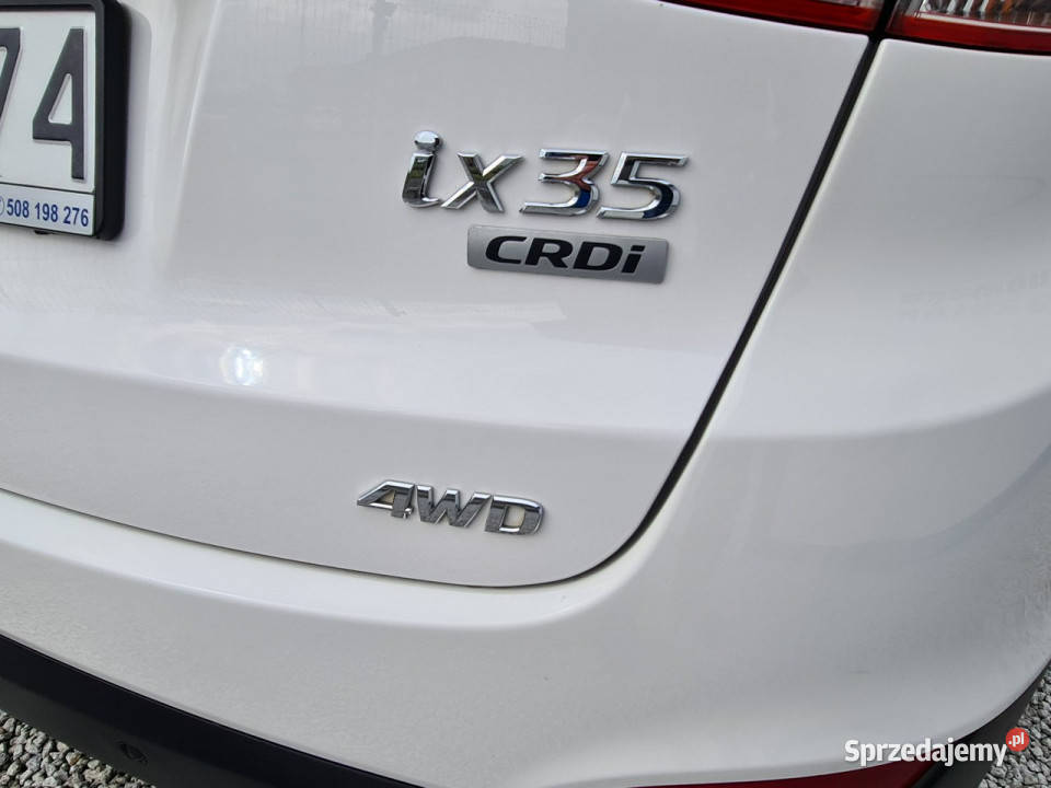 Hyundai ix35 4x4 Szyberdach Navi Kamera 2xPDC aluminiowe felgi Wągrowiec
