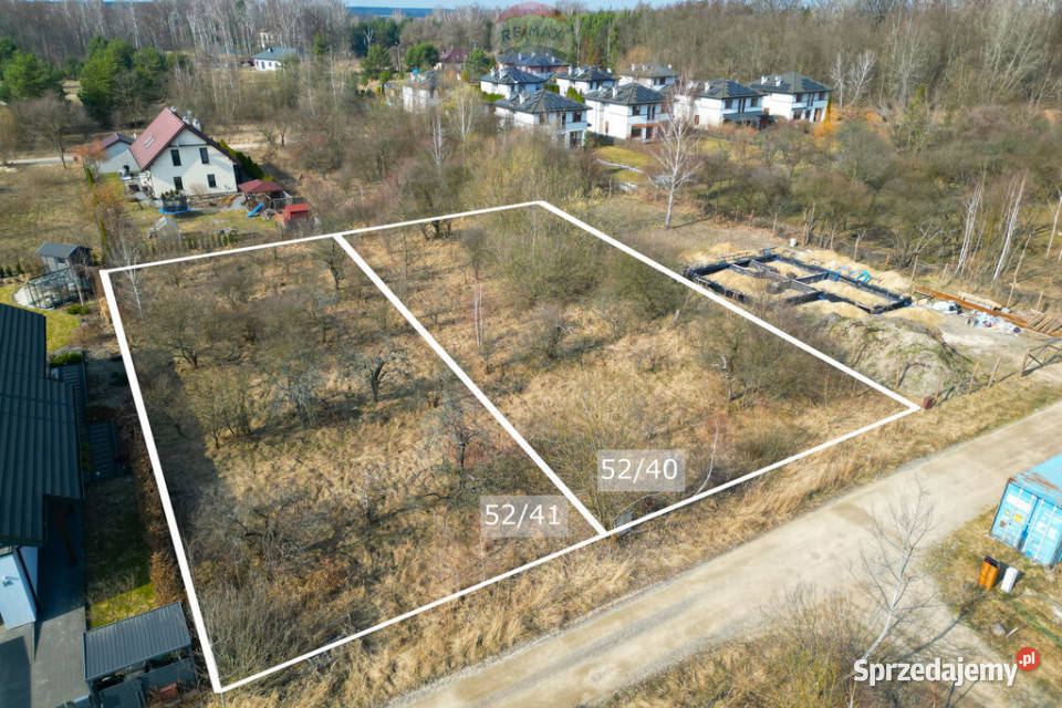 DWIE DZIAŁKI BUDOWLANE Z MPZP I WSZYSTKIMI Baszkówka