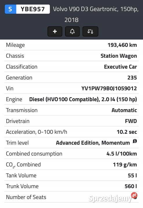 SILNIK KOMPLET Volvo XC60 20 D D3 150 osobowe Silniki kompletne Janów
