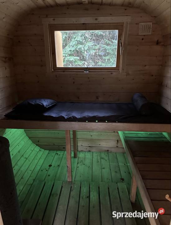 Mobilna Sauna Laznia z Cedru pod kat B piec Sauny