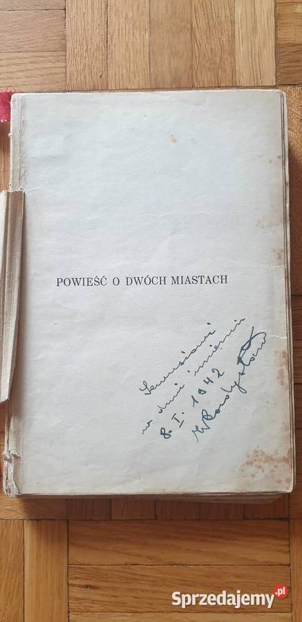 Powieść o dwóch miastach 1928 r Karol Dickens Łódź