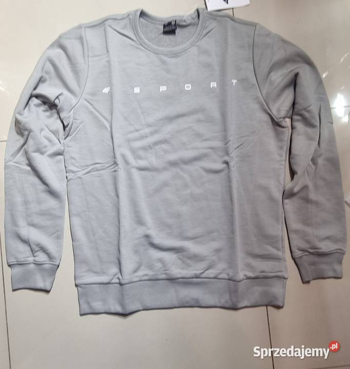 NowaBluza dresowa 4F nierozpinana męska szara sprzedam