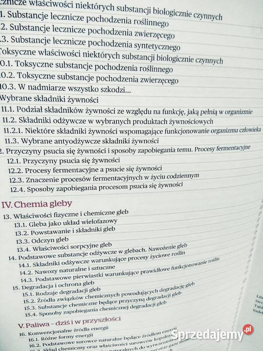 Chemia operon ponadgimnazjalne Warszawa