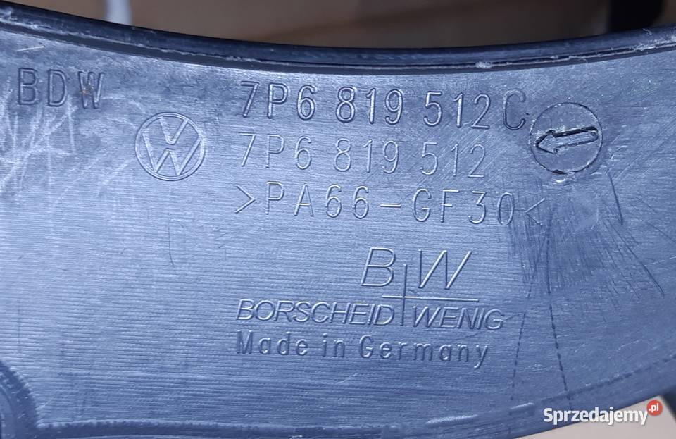 RYNNA PODSZYBIA PRAWA VW TOUAREG II 7P Mielęcin sprzedam