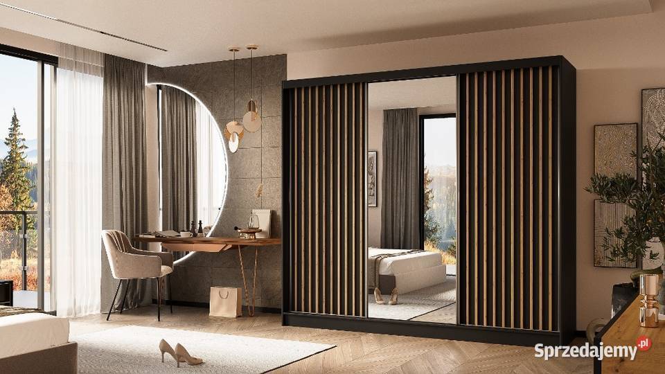 SZAFA SYPIALNIANA lamele lustro 240 wysyłka Toruń sprzedam