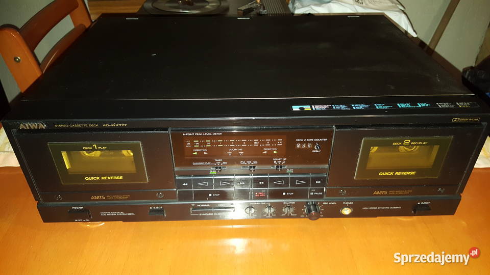 Magnetofon kasetowy AIWA ADWX777 czarny Żory