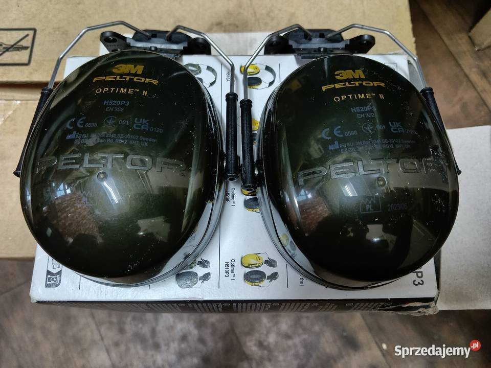 Nauszniki nahełmowe 3M Peltor OPTIME II H520P3 łódzkie sprzedam