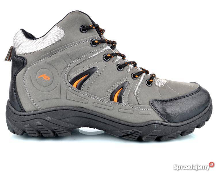 TANIE Męskie Buty Trekkingowe Wysokie Trapery brązowy/beżowy Stryków sprzedam