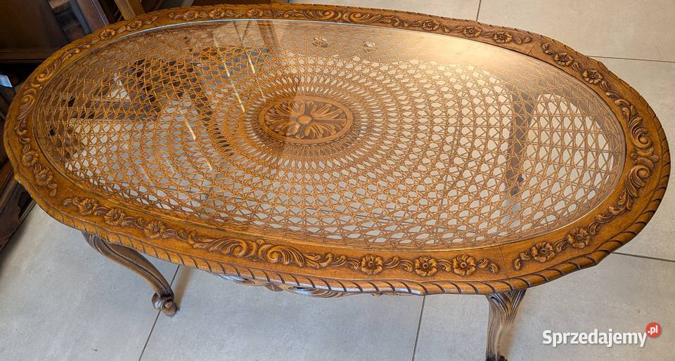 Piękny dębowy stolik ludwikowskisklep Dąbrowa Dąbrowa Górnicza sprzedam