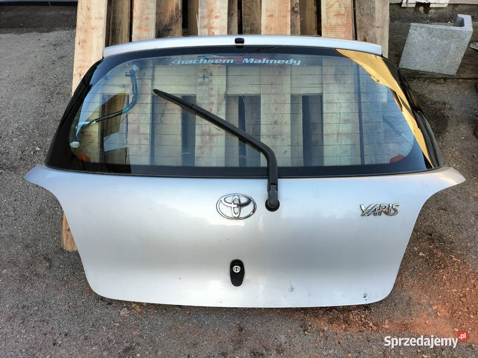 Tylna klapa Toyota Yaris I łódzkie Sieradz