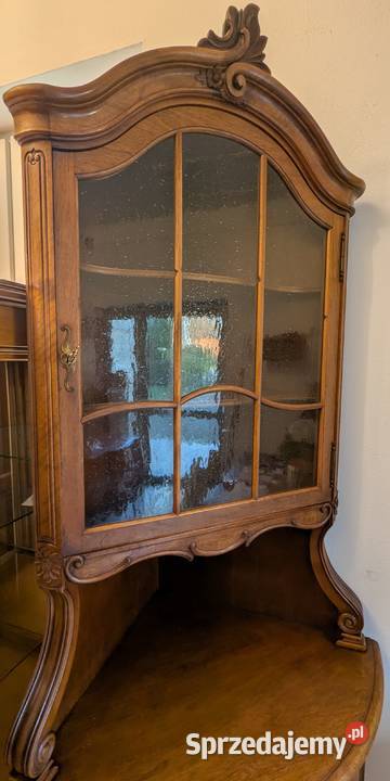 piękna narożna witryna ludwikowska orzech sklep Dąbrowa Górnicza