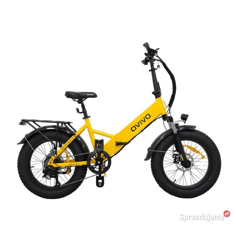 Rower elektryczny OVIVO NEO C1 PRO żółty Bafang