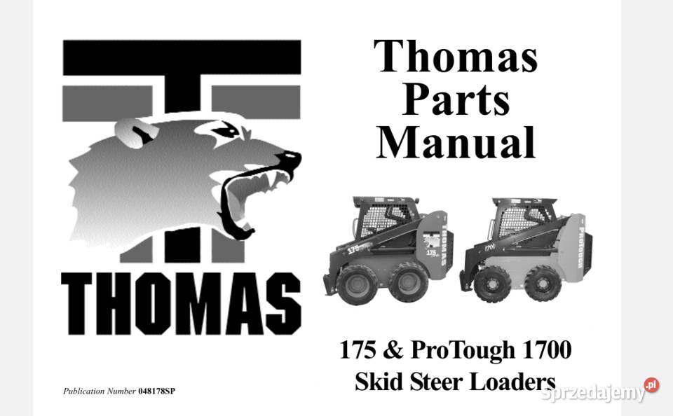 Thomas 175 1700 katalog części ładowarka Kielce