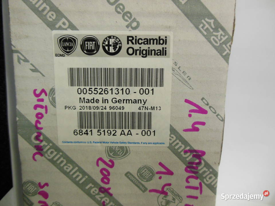 Siłownik pompa sprzęgła fiat alfa romeo 55261310 Kozy sprzedam