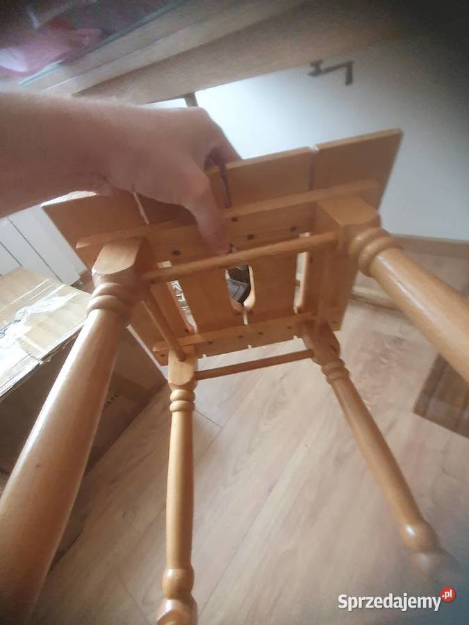 2xDrewniany Taboret Stołek Kwietnik Rustykalny warmińsko-mazurskie Nidzica