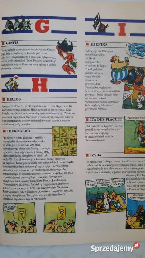 Asteriks i Kleopatra Wydanie z leksykonem Album Puławy