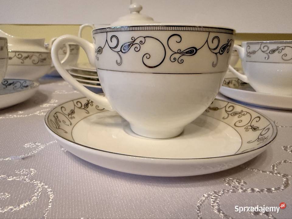 Serwis Kawowy Casalino Bone China 18 Elementów Czerwionka-Leszczyny