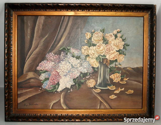 Stary obraz sygnowany Olga Boznańska