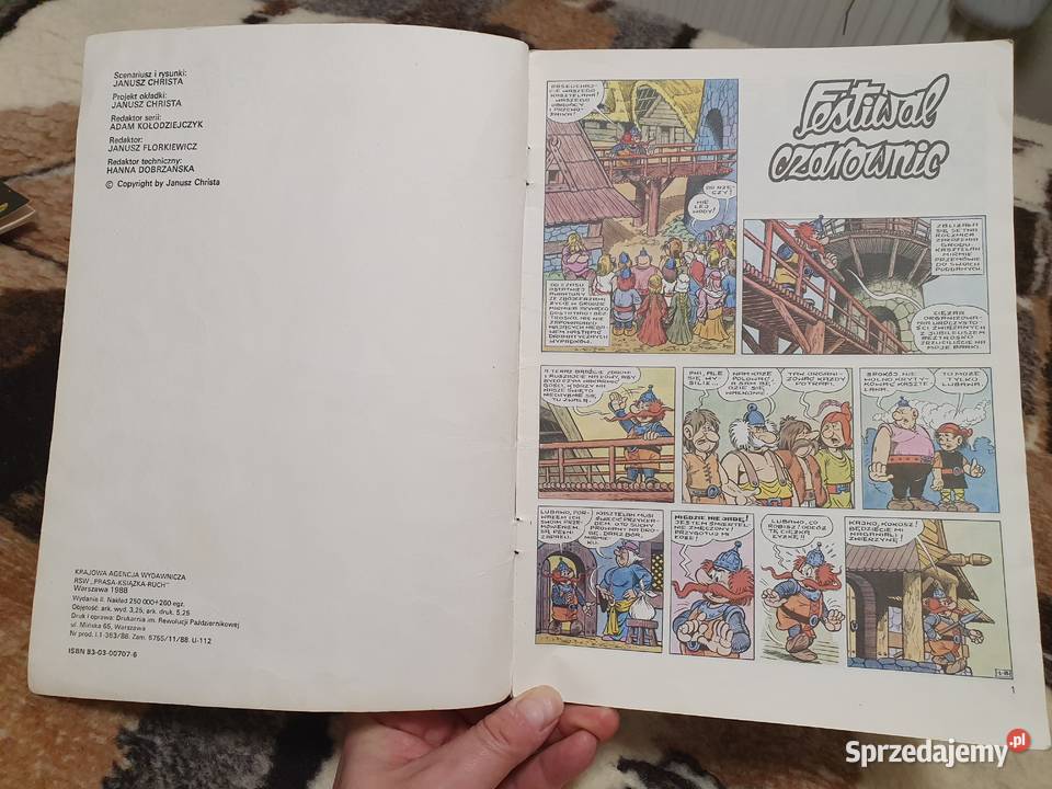 Kajko i Kokosz Festiwal Czarownic wydanie 2 1988 Komiksy Gdynia
