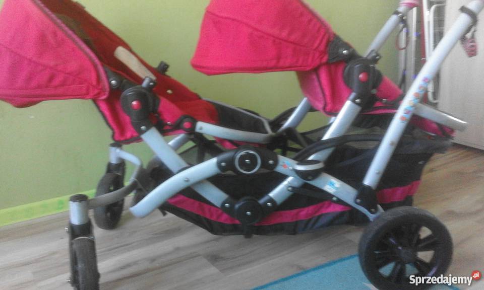 Wózek bliźniaczy używany Spacerówki sprzedam