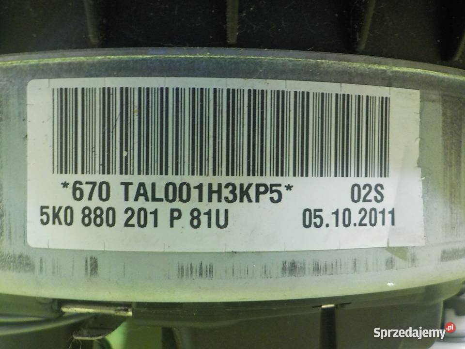 SCIROCCO 14 TSI 11r AIRBAG poduszka kierownicy osobowe Suków