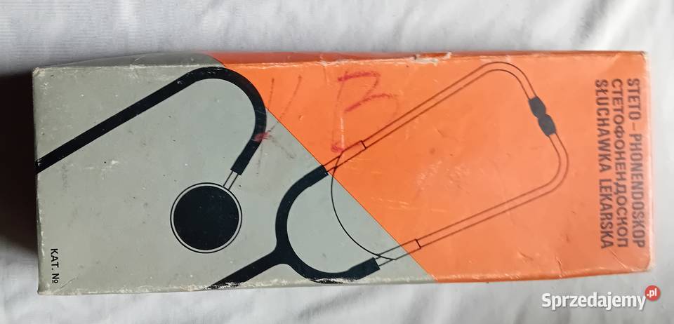 Zabytkowy stetoskop lekarski Spółdzielnia Rzem Koźminek