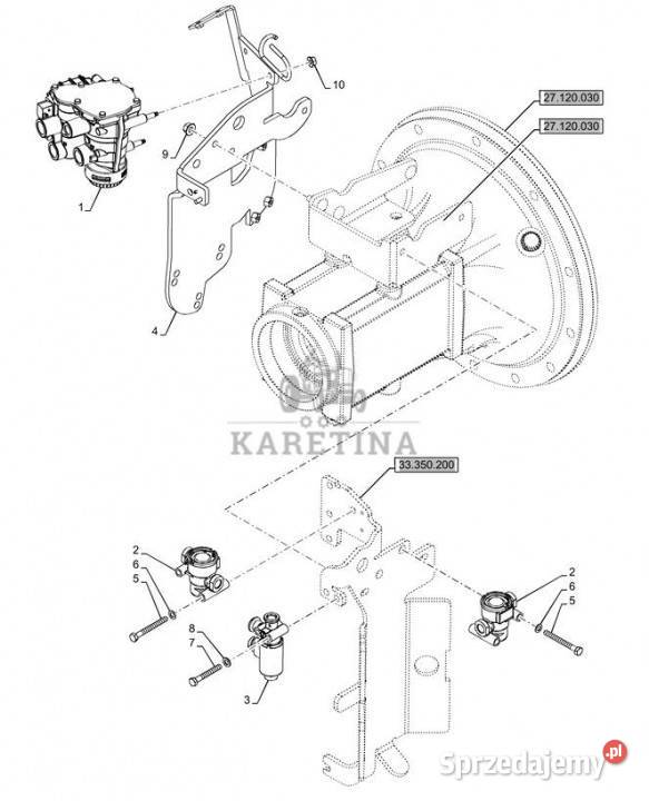 Holland T6070 Zawor elektromagnet 12v dc 141a Jastrzębniki sprzedam